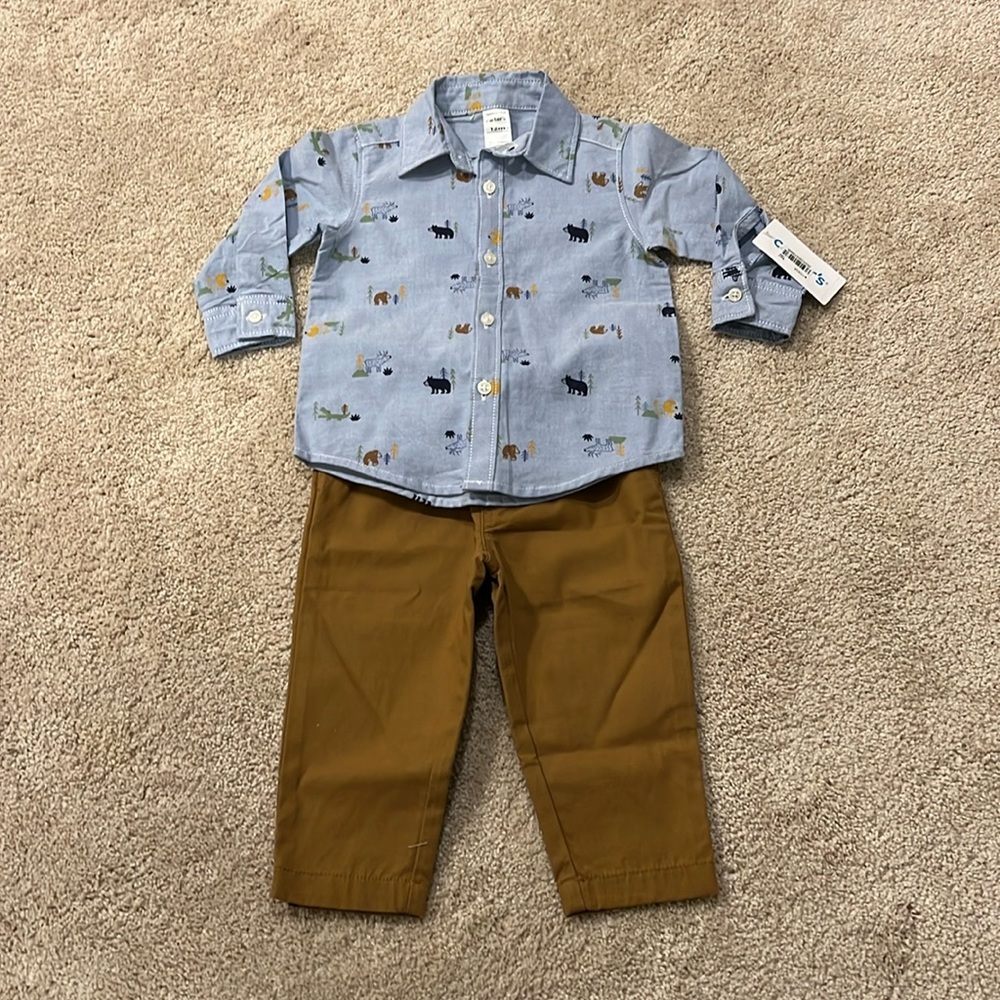 Carter’s Dress Shirt and Pants